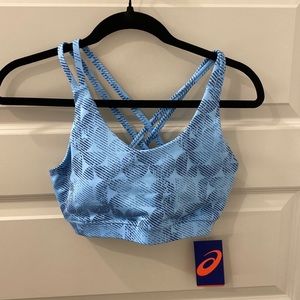 NWT asics sports bra